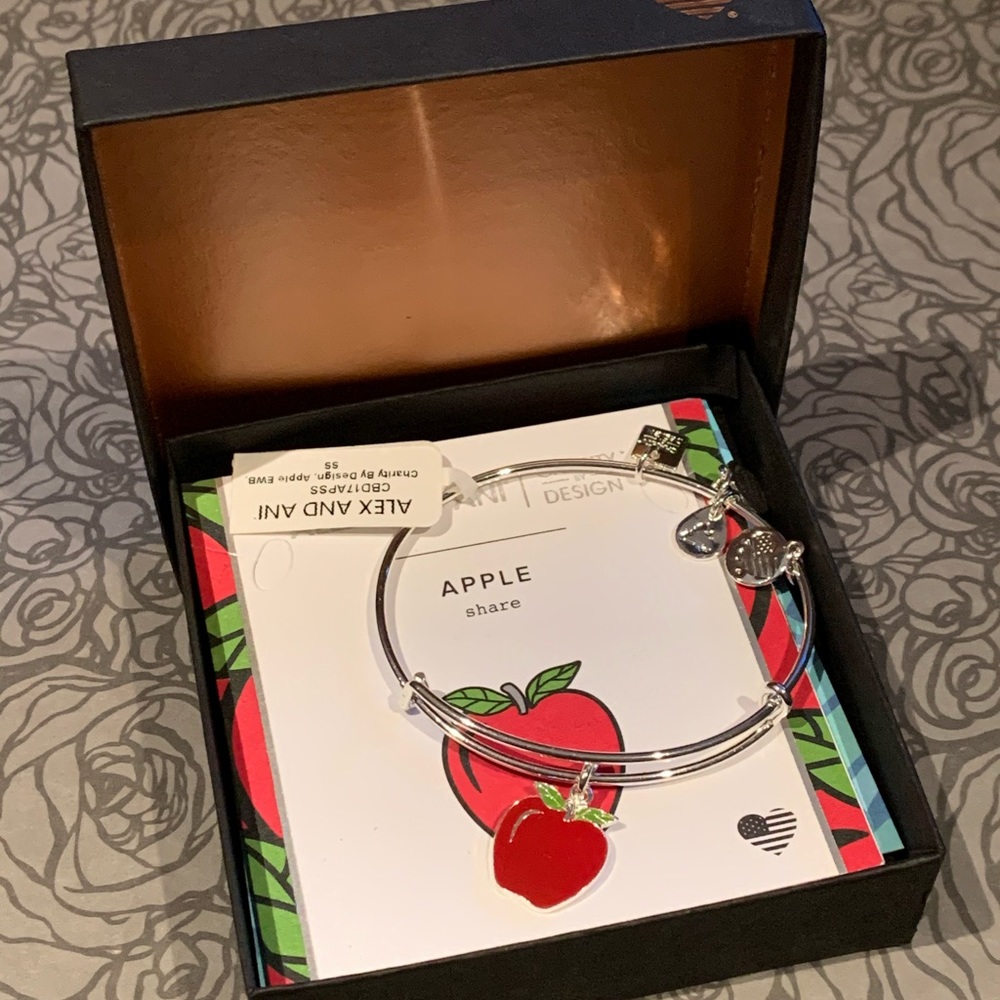 Alex and Ani Apple Bracelet
